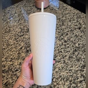 Starbucks Mexico Soft Touch Plastic Tumbler, released in 2023 NWT